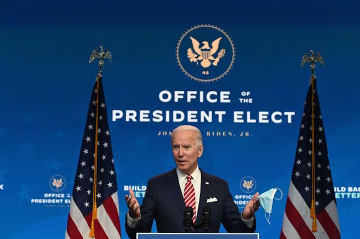El presidente electo de EEUU, Joe Biden. (Roberto SCHMIDT/AFP)