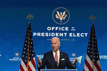 El presidente electo de EEUU, Joe Biden. (Roberto SCHMIDT/AFP)
