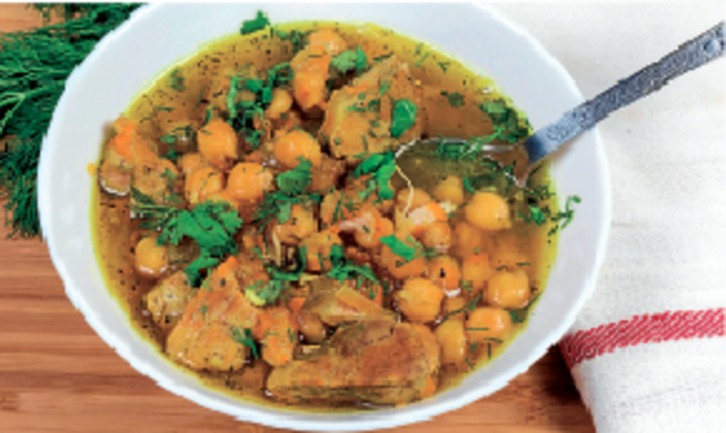 Guiso de garbanzos. (GETTY IMAGES) 