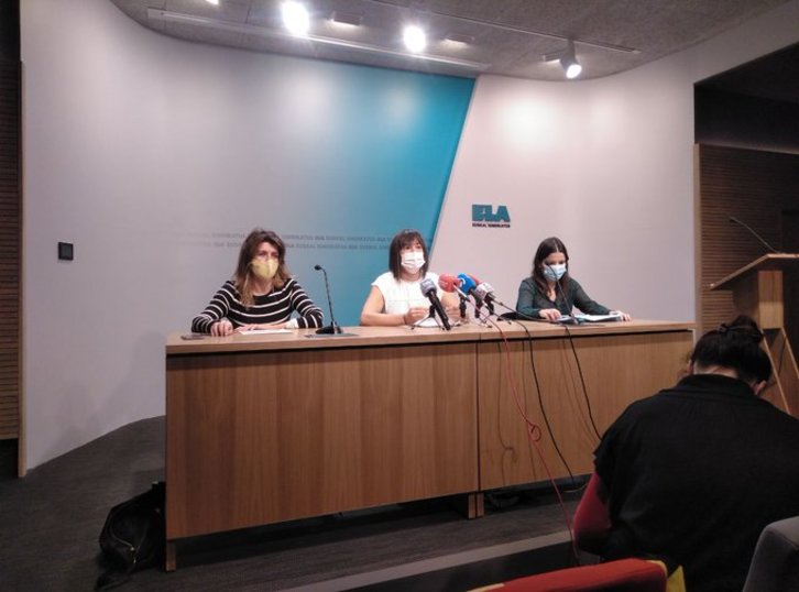 Rueda de prensa ofrecida por ELA para informar de la novedosa sentencia.