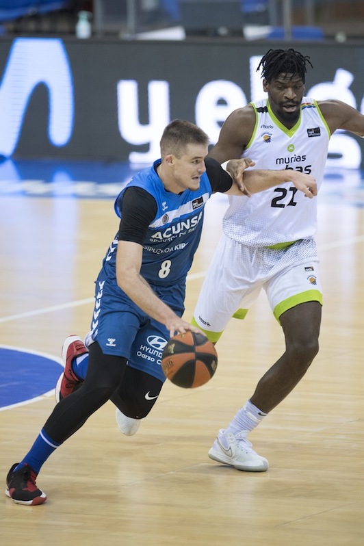 Dino Radoncic está convencido de que Gipuzkoa Basket remontará el vuelo pronto. (Juan Carlos RUIZ / FOKU) 