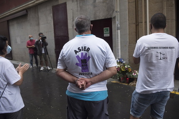 Acto en recuerdo de Asier Niebla. (Juan Carlos RUIZ/FOKU)