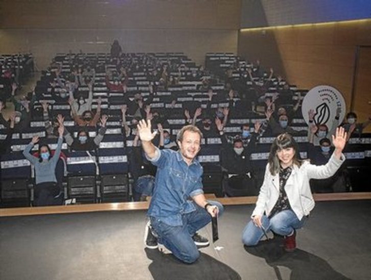 Presentación de Euskaraldia en Antsoain.