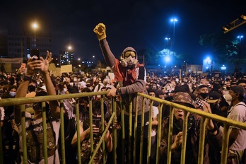 Las protestas se han saldado con dos jóvenes muertos y decenas de heridos. (Ernesto BENAVIDES/AFP) 
