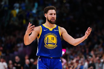 Para volver a ver a Klay Thompson vestido de corto habrá que esperar un año entero. (GARA)