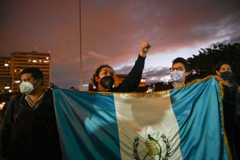 Protestas en Guatemala. (Johan ORDONEZ/AFP)