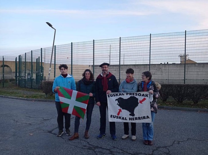 Haranburu Lannemezango espetxetik atera berria. (@euskalirratiak)