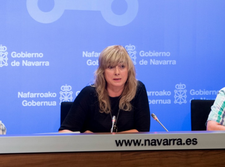 Ana Ollo, consejera de Relaciones Ciudadanas del Gobierno de Nafarroa. (Iñigo URIZ/FOKU).