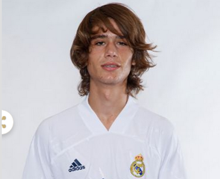Julen Jon Guerrero, jugador del juvenil del Real Madrid.