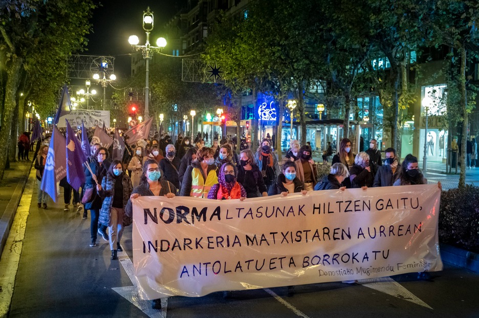 Donostiako manifestazioa. (Jon URBE/FOKU).