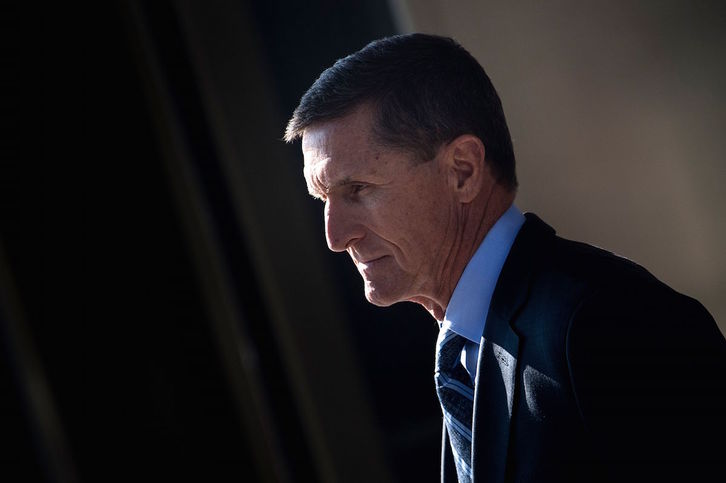 El exasesor de Trump Michael Flynn. (Brendan SMIALOWSKI/AFP)