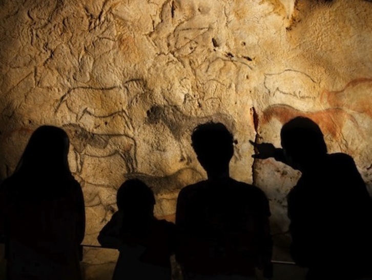 2008an Unescok Munduko Ondare izendatu zituen Ekaingo kobako margoak. (Ekainberri)