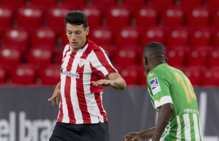 Vesga fue titular ante el Betis. (@AthleticClub)