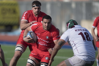 Ampo Ordizia no ha podido superar al líder Quesos Entrepinares. (Juan Carlos RUIZ/FOKU)