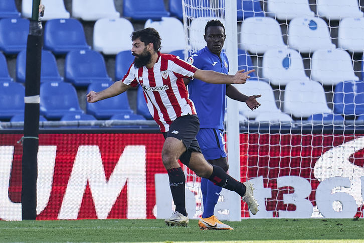 Villalibrek korner batean egin du Athleticen gola partida hasieran. (LOF)