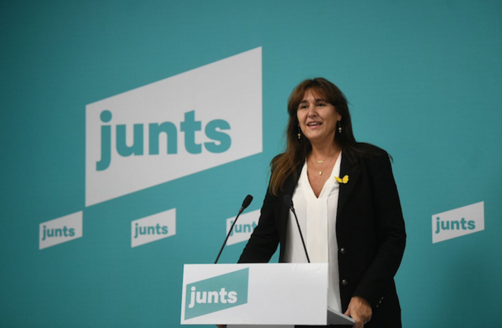 Laura Borràs, posible candidata de Junts para presidir el Parlament. (@JuntsXCat)