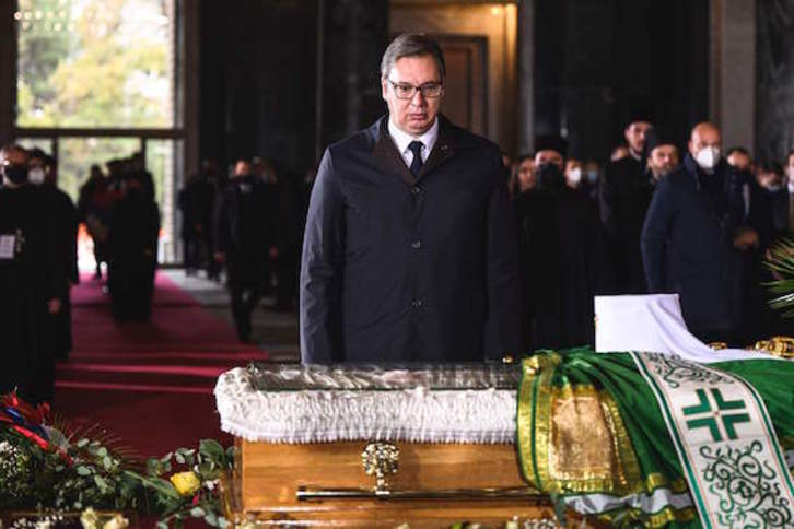 El presidente serbio, Aleksandar Vucic. (Andrej ISAKOVIC/AFP)