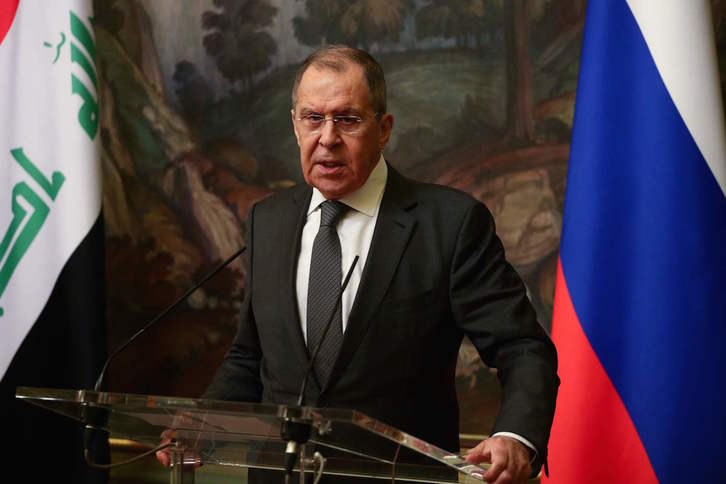 El ministro ruso de Exteriores, Sergei Lavrov. (AFP)