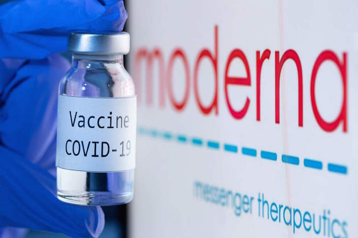La vacuna de Moderna. (Joel SAGAN | AFP)