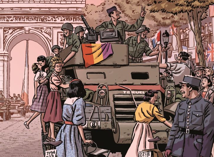 Una viñeta de la novela gráfica de Paco Roca ‘Los surcos del azar’. (ASTIBERRI)