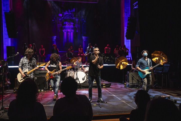 Gatibuk eskainitako kontzertuaren irudia. (Aritz LOIOLA/FOKU)