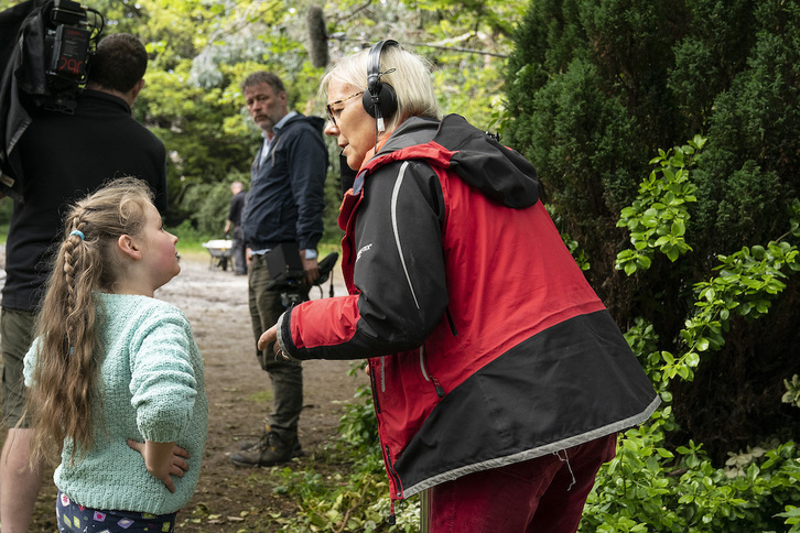 La actriz infantil Ruby Rose O'Hara es dirigida por Phyllida Lloyd. (NAIZ)