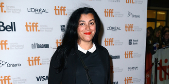 La cineasta iraní Marjane Satrapi, lejos de su origen en ‘Persépolis’. (NAIZ)
