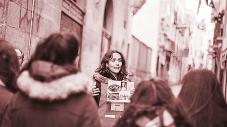 Un momento de la ruta urbana.