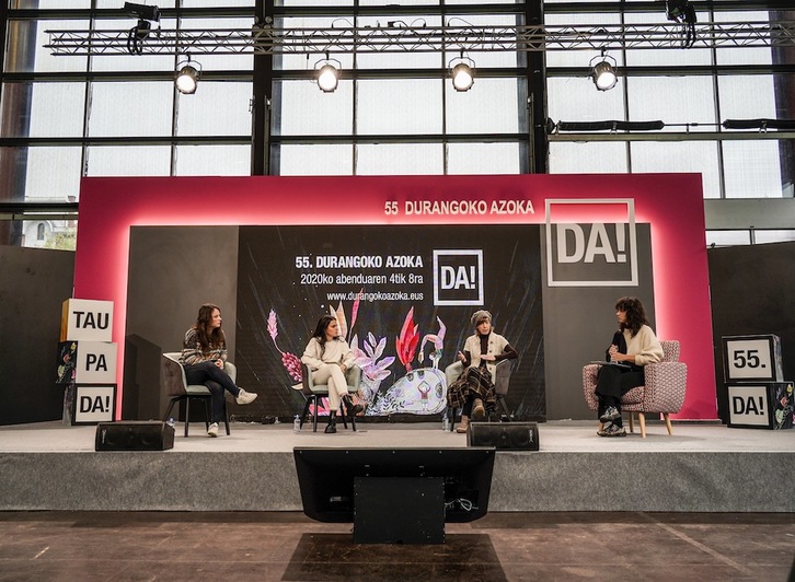 ‘Emakumearen presentzia musikaren industrian, covid-19aren garaian’ mahaingurua. (Marisol RAMIREZ/FOKU)