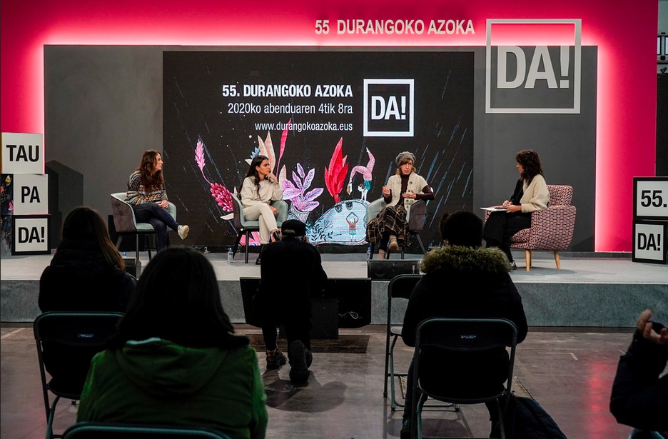 Edota emakumeek Covid-19 garaiotan musikaren industrian duten presentziaz solasaldia aditu ahal izan da, bertatik zein streaming bidez. (Marisol RAMIREZ | FOKU) Edota emakumeek Covid-19 garaiotan musikaren industrian duten presentziaz solasaldia aditu ahal izan da, bertatik zein streaming bidez. (Marisol RAMIREZ | FOKU)