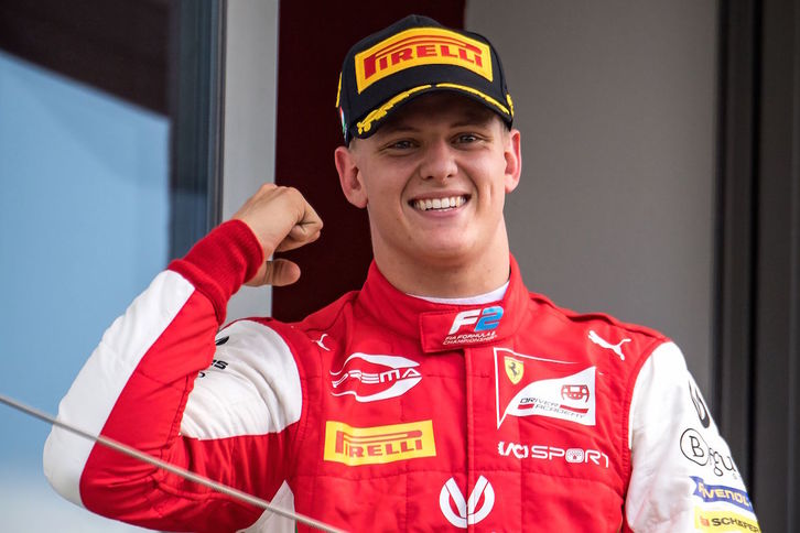 Imagen de archivo de Mick Schumacher, campeón mundial de F2. (Andrej ISAKOVIC/AFP)