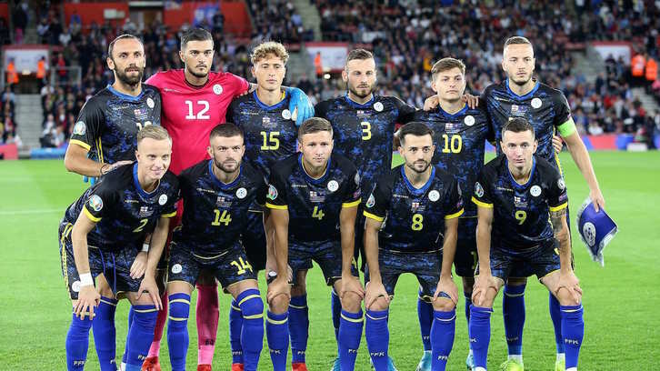 Kosovo, en un partido contra Inglaterra en 2019. (FIFA.COM)