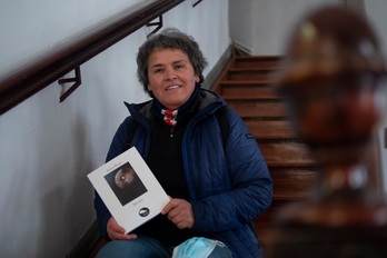 Itxaro Borda poema bilduma batekin itzuli da, ‘Abaro’. (Juan Carlos RUIZ I FOKU)