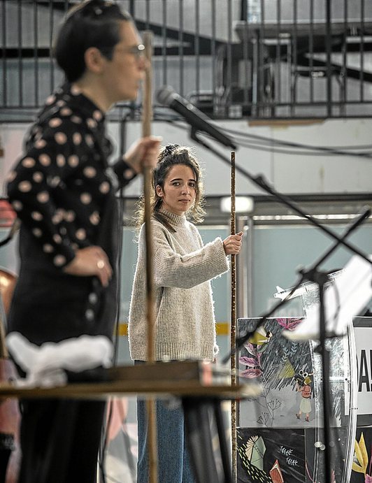 Miren Amuriza eta Mursegoren emanaldia Durangon. (Aritz LOIOLA/FOKU)