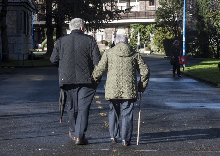 Una iniciativa pionera en Nafarroa busca reducir la soledad de los mayores en las residencias. (Marisol RAMIREZ/FOKU)