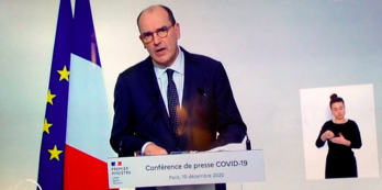 Jean Castex a détaillé les nouvelles mesures en vigueurà partir du 15 décembre. © capture d'écran