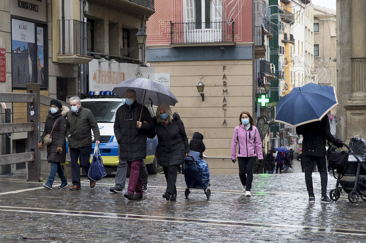 Vista de Alde Zaharra de Iruñea. (Iñigo URIZ/FOKU)