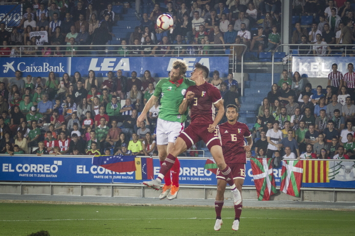 David Zurutuza, 2018an Venezuelaren aurka jokatutako neurketan. (Endika PORTILLO / FOKU)