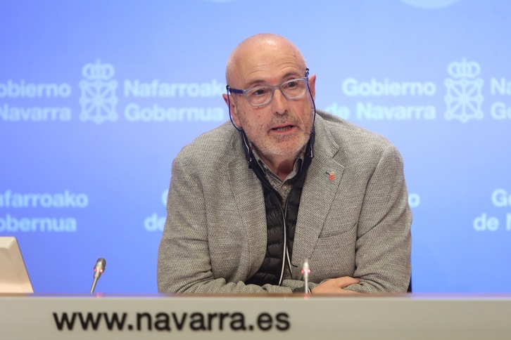 Carlos Artundo ha señalado que las medidas para la hostelería no son «arbitrarias» y las considera «no negociables». (GOBIERNO DE NAFARROA)