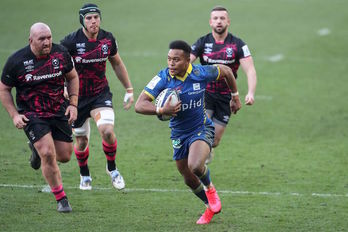 Matsushima japoniarrak hiru entsegu lortu zituen Bristolen aurka. (GEOFF CADDICK / AFP)