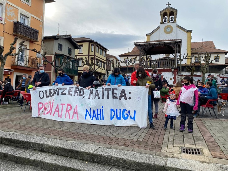 Las y los vecinos de La Arboleda se movilización el pasado domingo.
