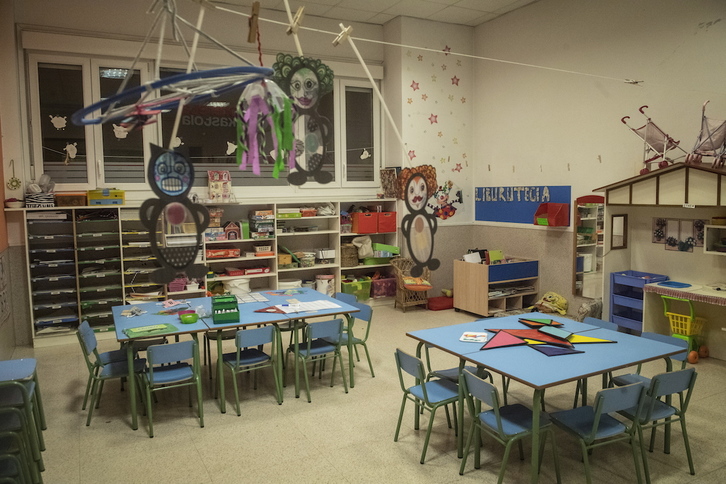 Orereta Ikastolako gela bat. (Jon URBE/FOKU)