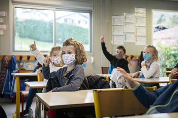 Le collectif "Parents en action" milite contre le port du masque dès 6 ans dans les écoles. © Guillaume FAUVEAU. 