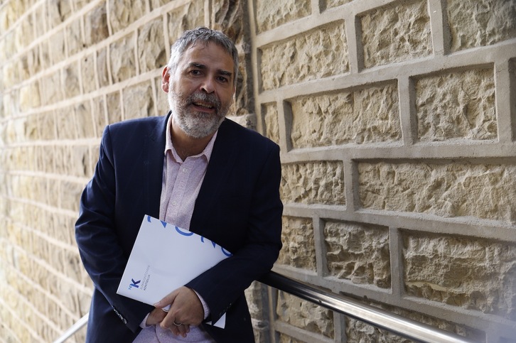 Paul Bilbao, Euskalgintzaren Kontseiluko idazkari nagusia. (Maialen ANDRES/FOKU).