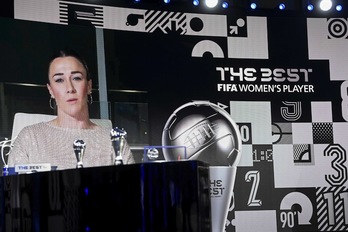 Lucy Bronze, elegida como mejor jugadora de 2020 por la FIFA. (Valeriano DI DOMENICO / AFP PHOTO)