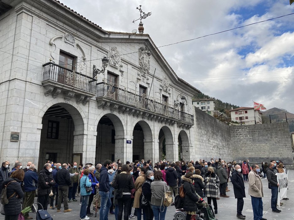 Elgoibarreko protesta. (@iontelleria)