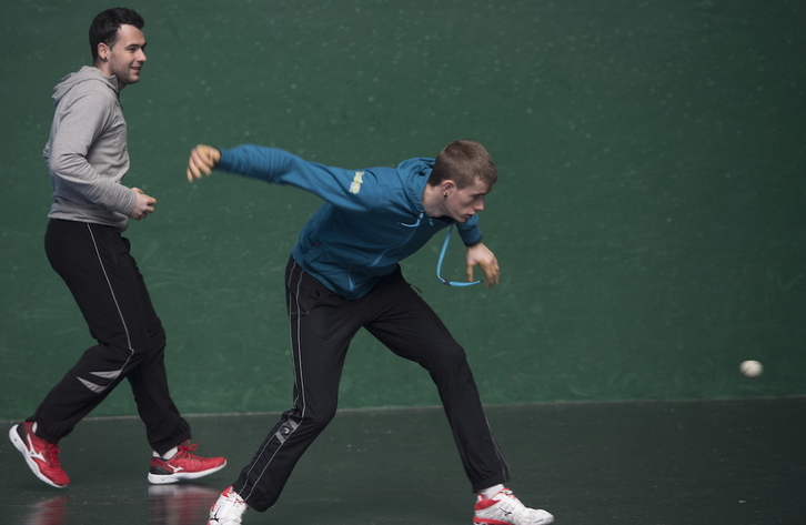 Jon Mariezkurrena podría formar con Erik Jaka en el Parejas. (Jagoba MANTEROLA/FOKU)