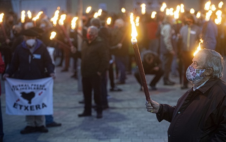 La marcha de Sare que partió desde Berriozar. (Jagoba MANTEROLA | FOKU)