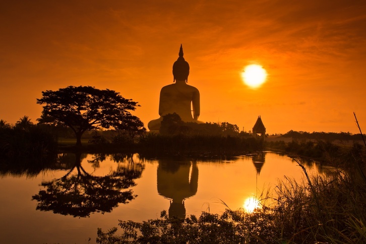 Tailandia leku aproposa da meditatzen ikasteko (GETTY IMAGES).