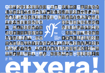 Salaketa adierazpide eta informazio iturria da posterra.